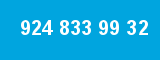 924 833 99 32 924 833 99 32